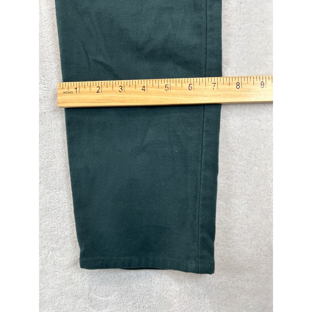 Banana Republic Traveler Pants Mens 31x30 Green Slim Fit Stretch Chino Cotton - Picture 9 of 9